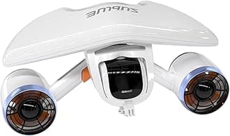 Sublue Mix Underwater Scooter with Action Camera Mount 30 Minutes 22lbf 131ft Waterproof Dual Motors Water Sports Pool Diving Snorkeling for Adults Gray Battery Version