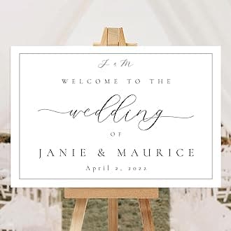 Personalized Wedding Welcome Sign, Welcome To Our Wedding Sign, Wedding Sign Board, Wedding Rustic Sign, Outdoor Wedding Signs, Customizable Elegant Welcome Sign, Wedding Decorations For Ceremony