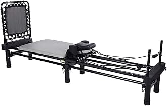 Reformer Home Workout Equipment, Pilates Machine w/Resistance