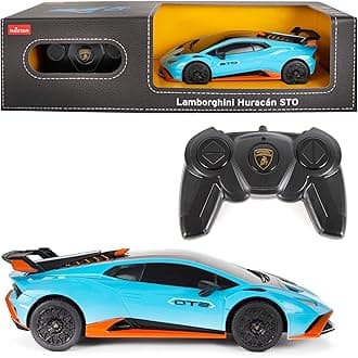Remote Control Lamborghini Huracan Car | 1:24 R/C Model 2.4GHz | Official Lamborghini Licensed Model | RC Car