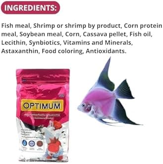 Optimum Mini Pellet Fish Food (Original from Tunai Store) (500g, Mini Pellets)