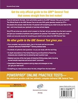 MHE(TEST PREP) The Official Guide to The GRE General Test