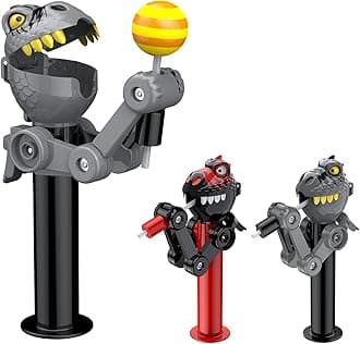 HDLNKAK 2 Pcs Lollipop Case, Christmas Lollipop Holder, Creative Toy Design Dinosaur Shape, Easter Fun Gift for Kids Over 3 Years